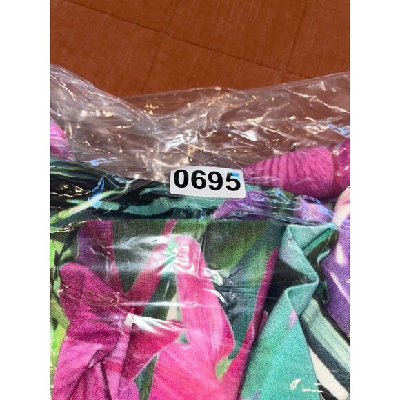 Trina Turk Floral Sleeveless Tropical Print Mini Dress Women Size Medium M - Picture 11 of 11